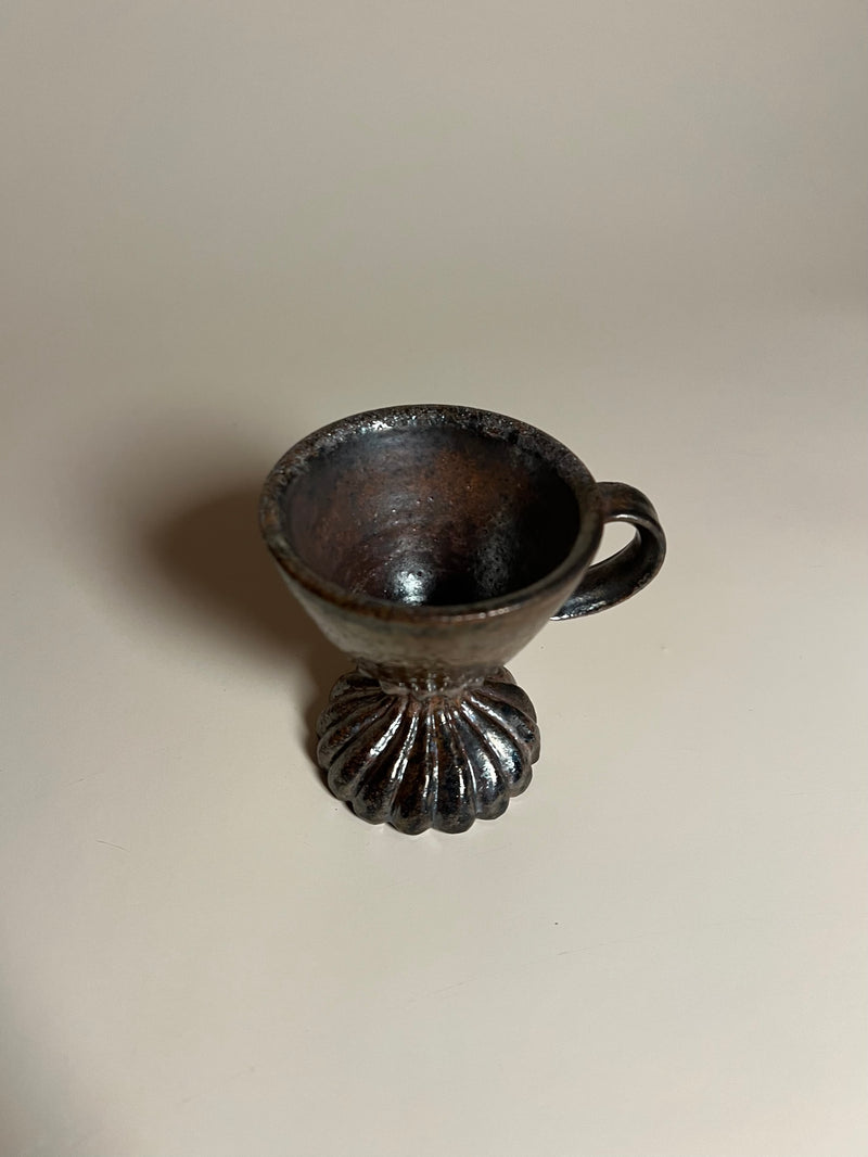 Ori Carlin - Small Pedestal Mug VII