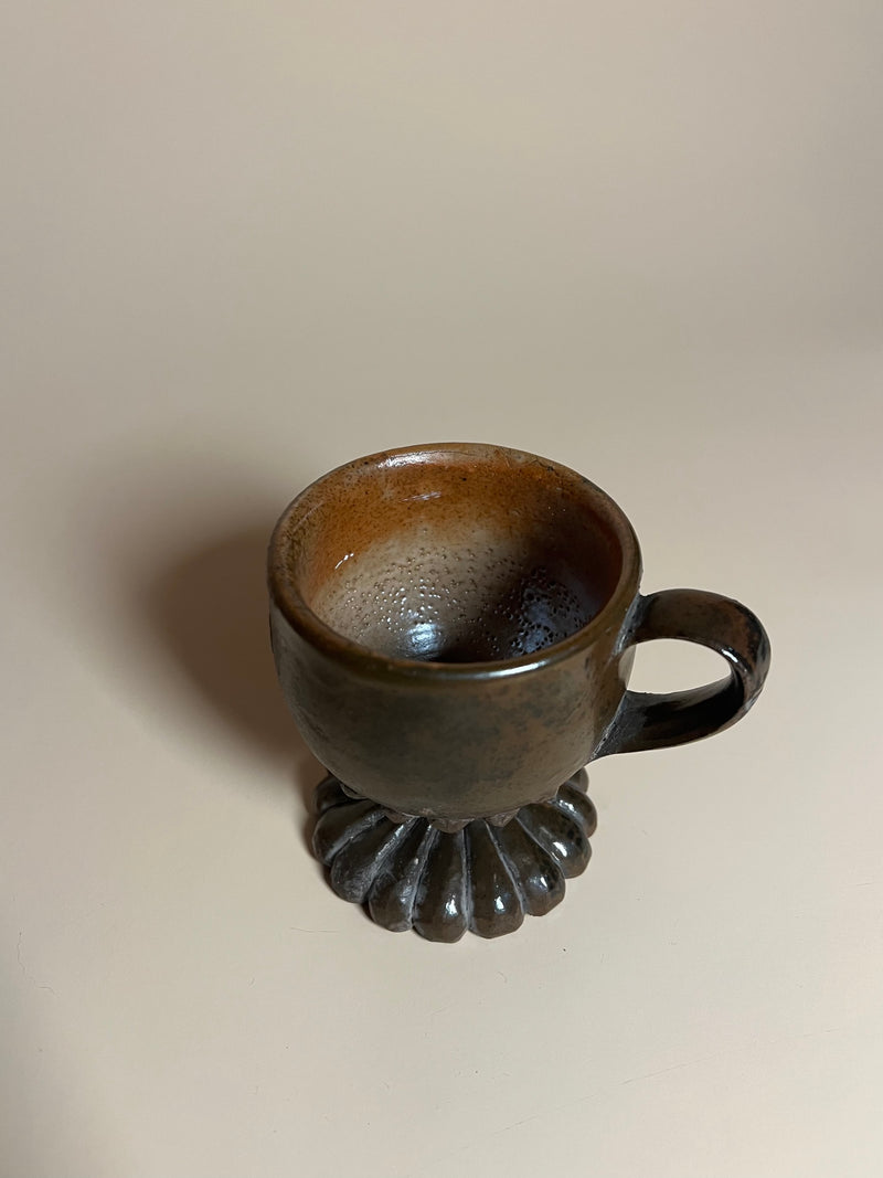 Ori Carlin - Large Pedestal Mug VII