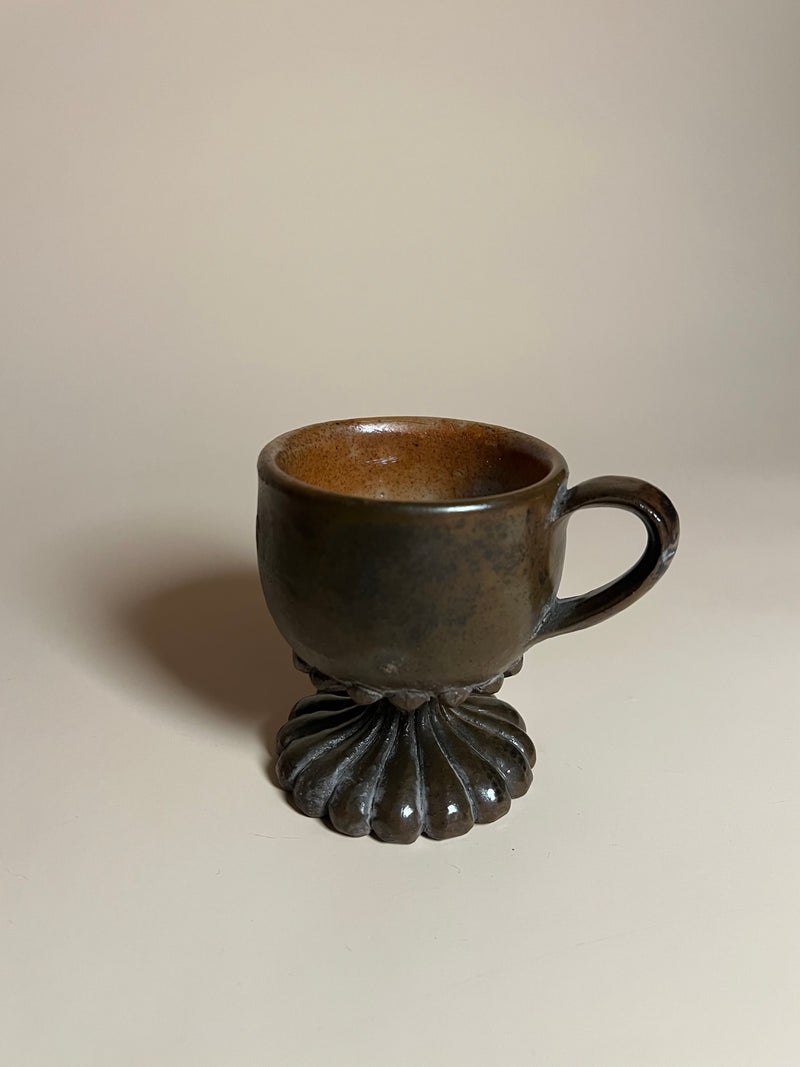 Ori Carlin - Large Pedestal Mug VII