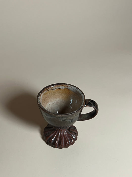 Ori Carlin - Small Pedestal Mug IX