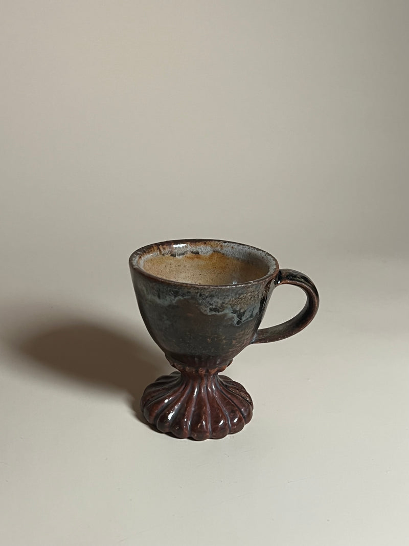 Ori Carlin - Small Pedestal Mug IX