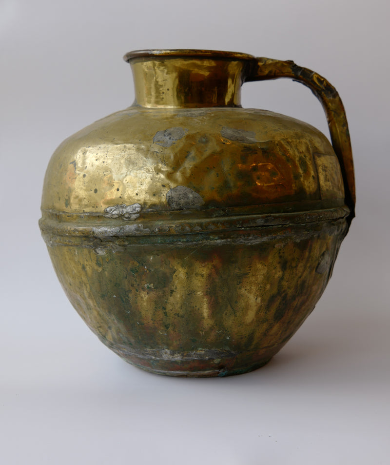 Vintage - Hammered Brass Vessel