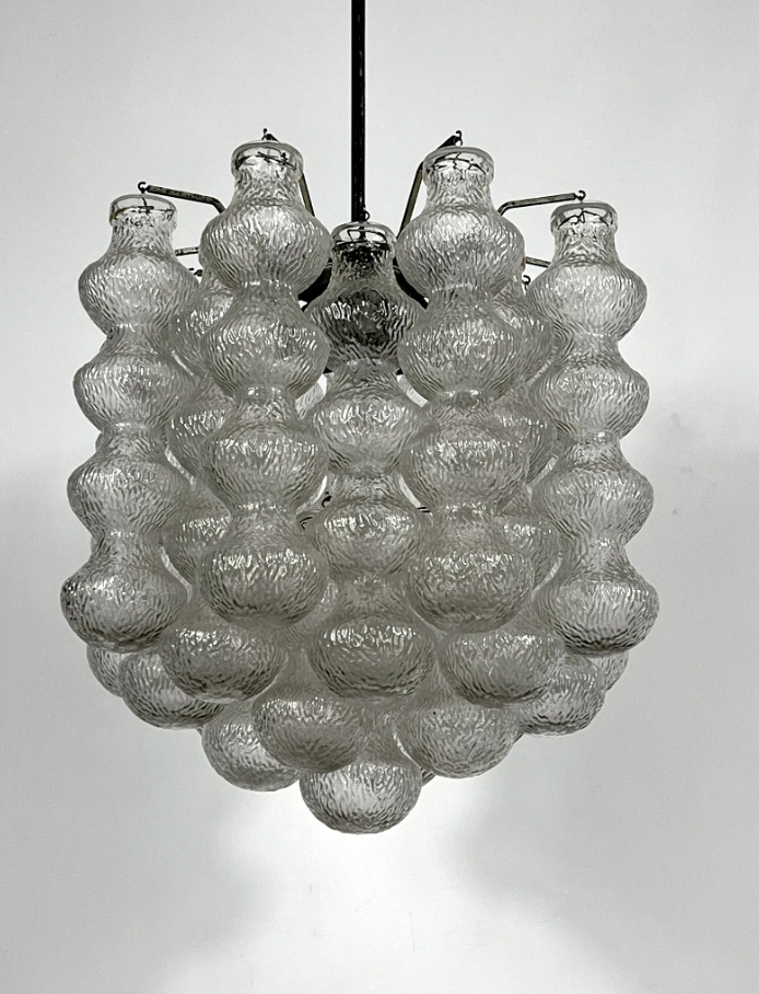 Mid-Century Murano Bubble Glass chandelier from 60s