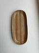 Simone Fennel - Pencil Tray - Tan/Red/Yellow/White Stripe