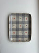 Simone Fennel - Rectangle Tray - Navy/Red Dot