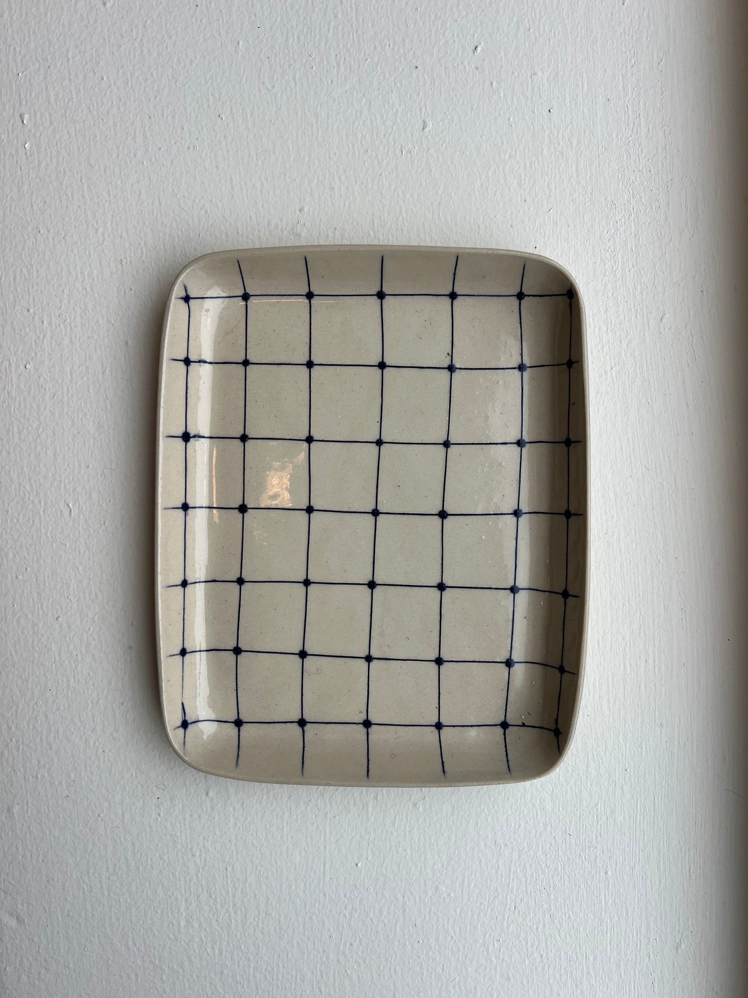 Simone Fennel - Rectangle Tray - Navy