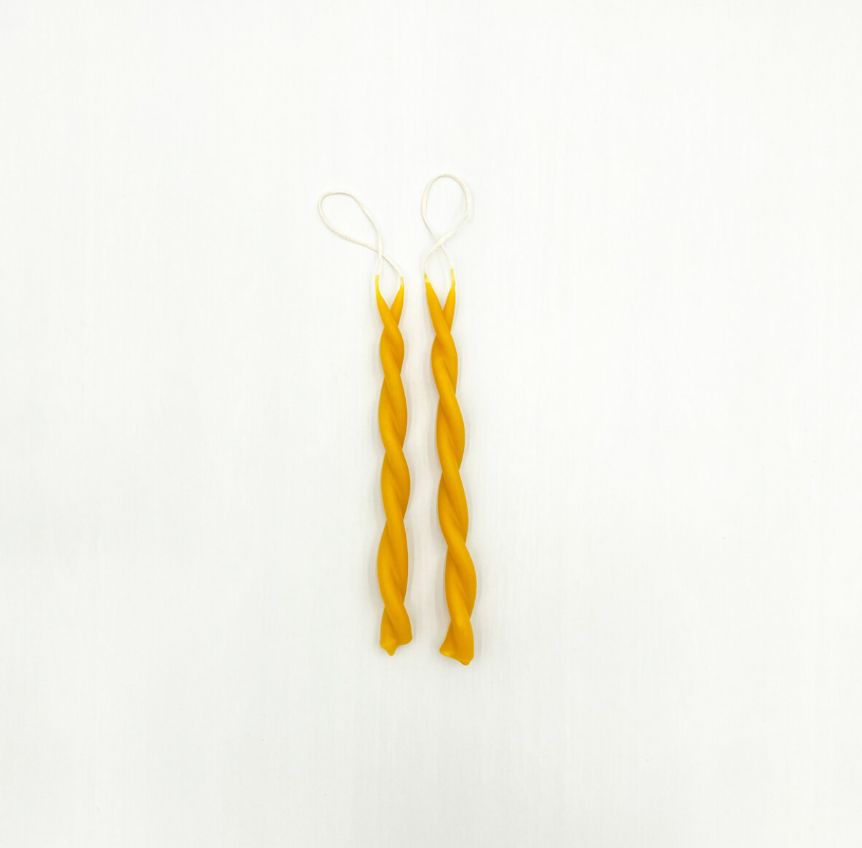 Twin Flame Beeswax Candles