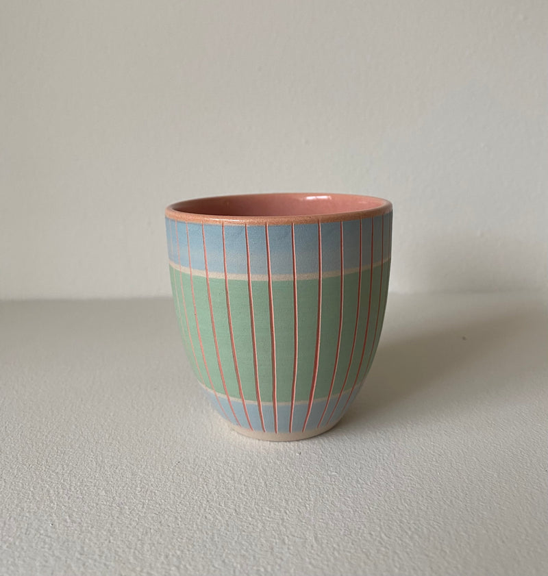 Simone Fennel - Tea Cup - Blue/Green