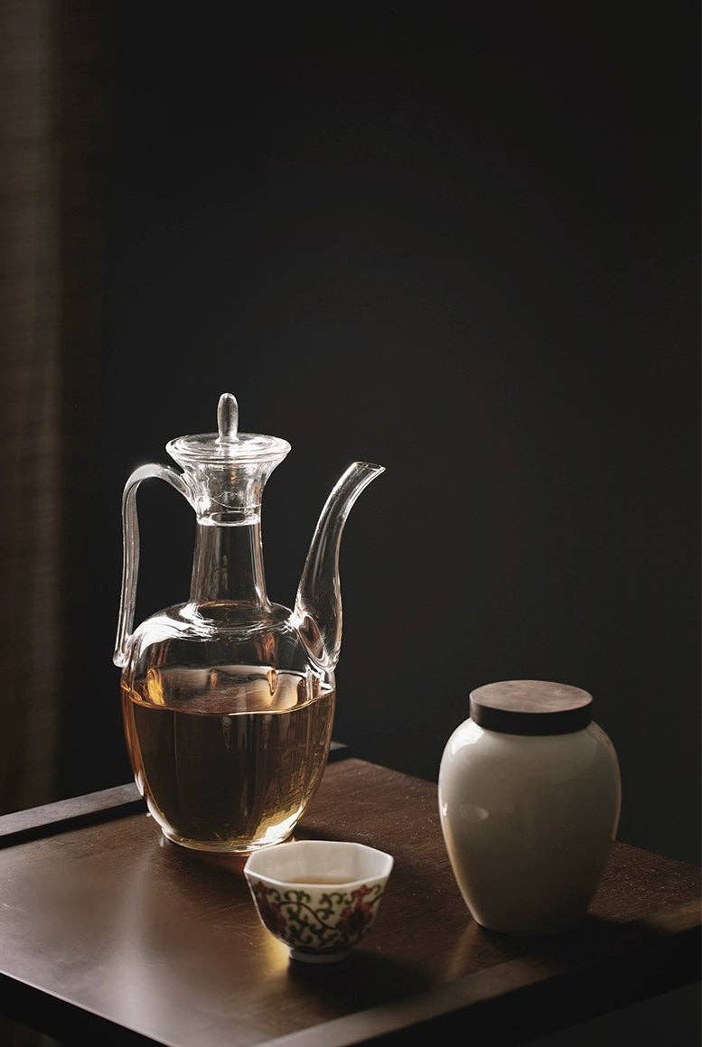 Gohobi - Song Style, High Neck Glass Teapot