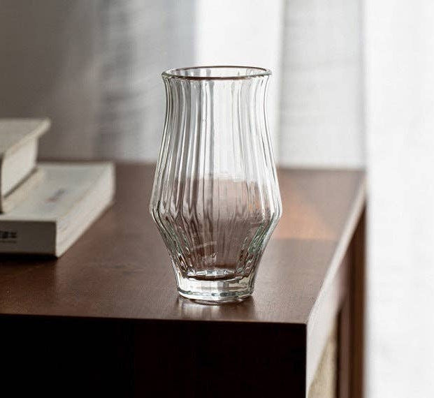 Gohobi - Handmade Striped Glass Cup