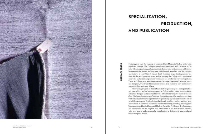 Weaving at Black Mountain College: Anni Albers,: Hardcover