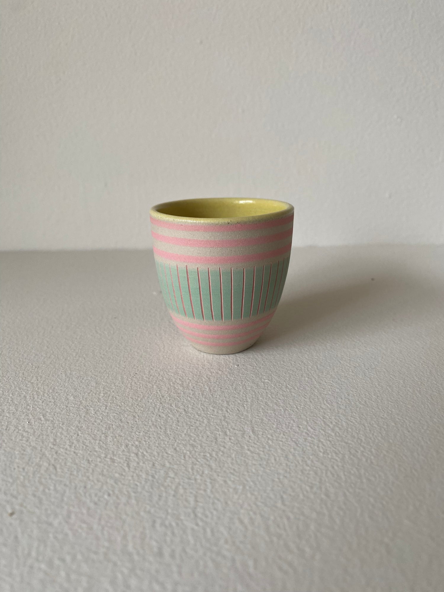 Simone Fennel - Espresso Cup - Pink/Teal