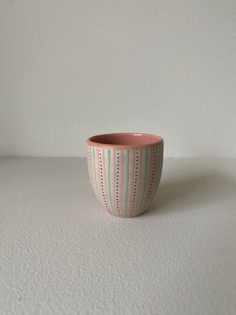 Simone Fennel - Espresso Cup - Pink/Teal/Black